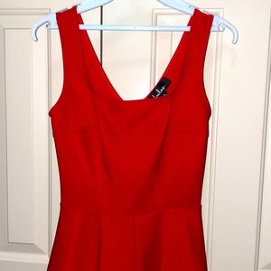 Beautiful red dress from Lulus! #lulus #homecoming